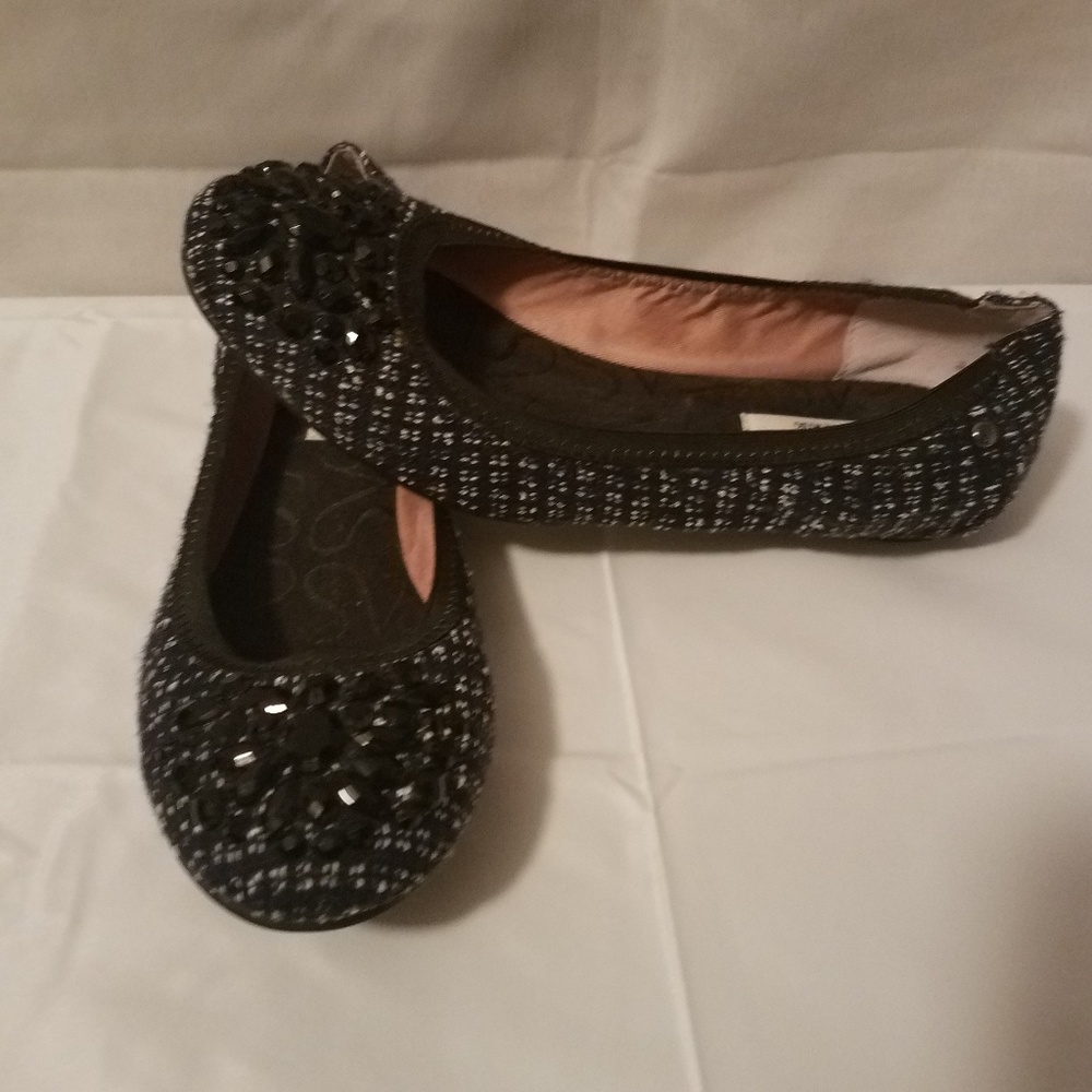 Simply Vera Wang jeweled Flats